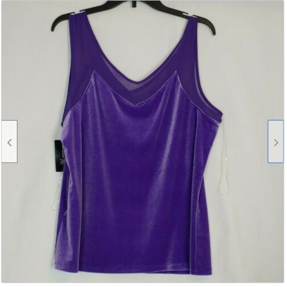 International Concepts Women's Velvet Tank SZL - Picture 3 of 3